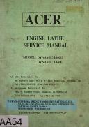 Acer-ACER Engine Lathe Service Manual (Model: DYNAMIC 1340G / 1440E):-DYNAMIC 1340G / 1440E-01